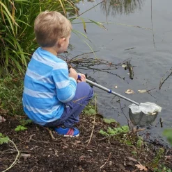 Fiskenet Med Teleskopstang Af Aluminium