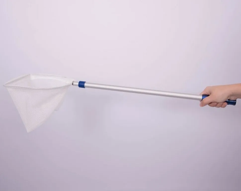 Fiskenet Med Teleskopstang Af Aluminium