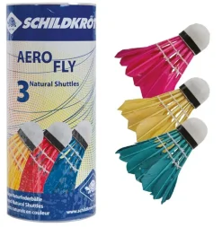 Fjerbolde Med Korkbund, 3 Stk