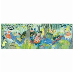 Galleri Puslespil M. 350 Brikker - Fest Ved Floden