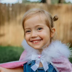 Glitterkappe Med Pelskant, Str. 4-7 Ar