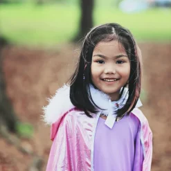 Glitterkappe Med Pelskant, Str. 4-7 Ar