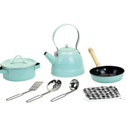 Grydesaet I Metal - Retro, 7 Dele