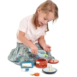 Grydesaet I Trae - Potte, Pande Og Fad