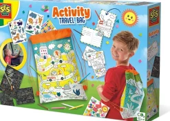 Gymnastikpose Med Ferie- Og Rejseaktiviteter