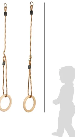 Gymnastikringe I Trae - O 18 Cm