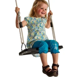 Gynge - Med Gummisaede + Reb