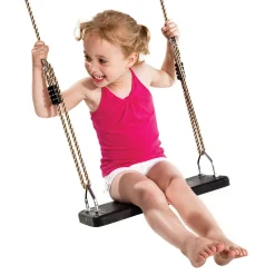 Gynge - Med Gummisaede + Reb