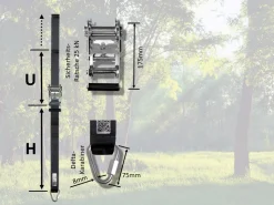 Gyngeophaeng Til Trae - Med Las 500 Cm