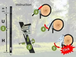 Gyngeophaeng Til Trae - Med Las 400 Cm
