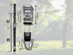 Gyngeophaeng Til Trae - Med Las 400 Cm