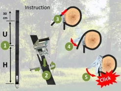Gyngeophaeng Til Trae - Med Las 100 Cm