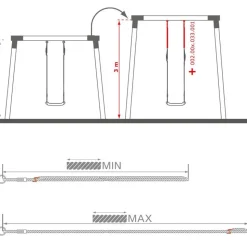 GyngeTilbehør - Justerbart Reb (0,75-1,35 M) 1 Stk