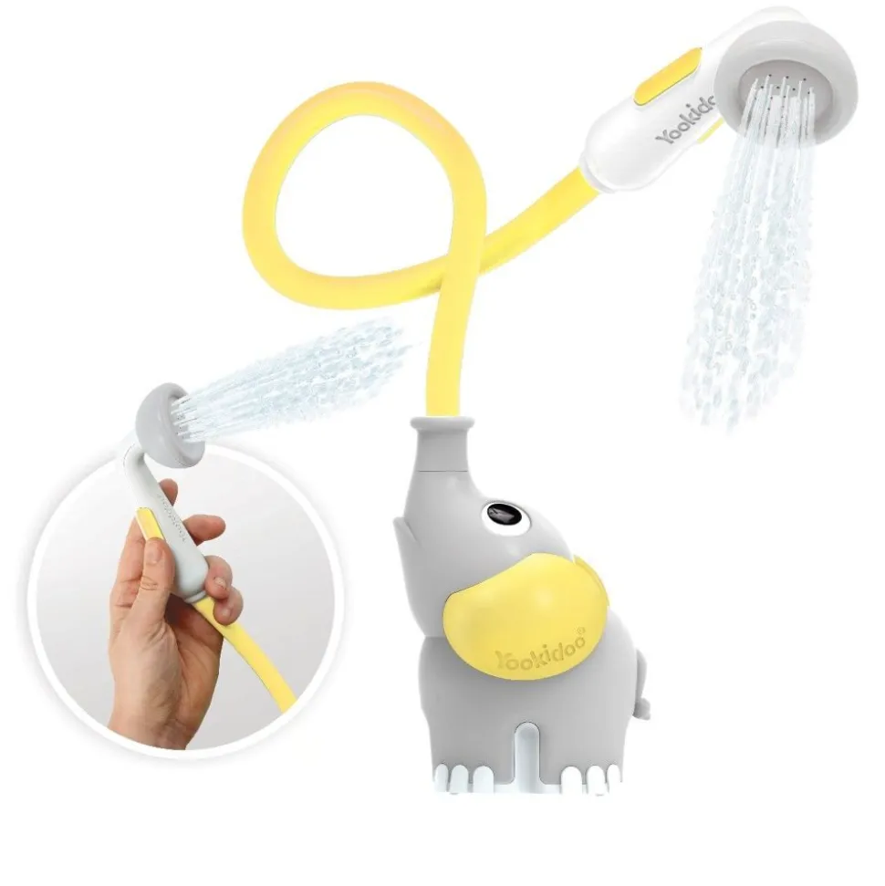 Handbruser, Batteridrevet - Elefant, Gul