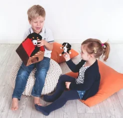 Handdukke - Dobby Hund Med Hvalp