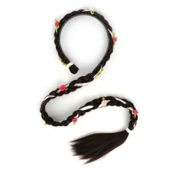 Harbojle Med Fletning - Brunette