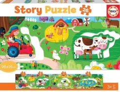 Historie Puslespil M. 26 Brikker - Bondegard