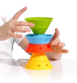 Hix Silikone-Kegler - Klare Farver, 4 Stk