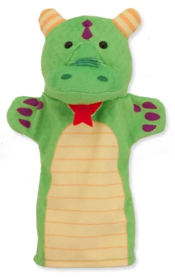 Hånddukker - Beboere Pa Slottet, 4 Stk.