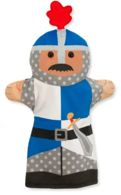 Hånddukker - Beboere Pa Slottet, 4 Stk.