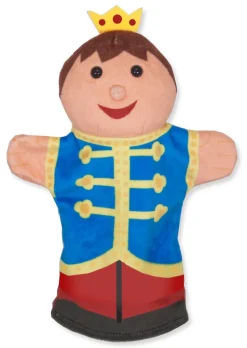 Hånddukker - Beboere Pa Slottet, 4 Stk.