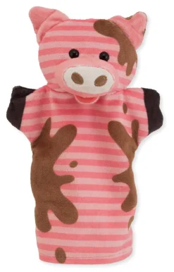 Hånddukker - Bondegardsdyr, 4 Stk.