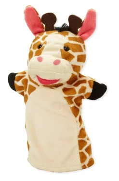 Hånddukker - Safaridyr, 4 Stk.