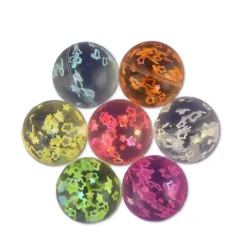 Hoppebolde O 3,2 Cm - Stjerner, 7 Stk