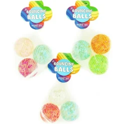 Hoppebolde O 4,5 Cm - Stjerner, 3 Stk