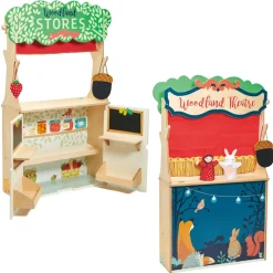 2-I-1 Dukketeater Og Kobmandsbutik