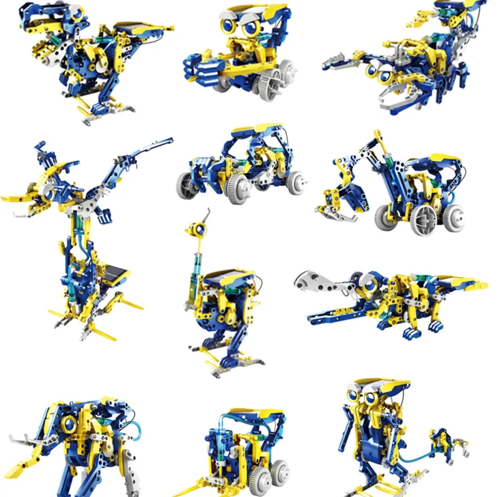 12-I-1 RobotByggesæt Til Solenergi, 230 Dele