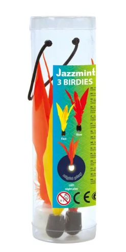 Jazzminton Tilbehør - Ekstra Birdies, 3 Stk