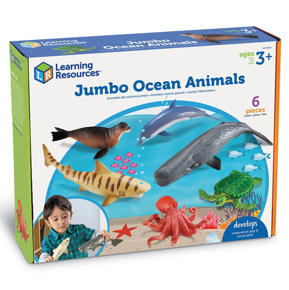 Kaempe Havdyr, 6 Stk