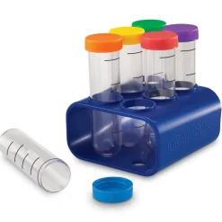 Kaempe Reagensglas Med Stativ, 6 Stk.