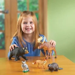 Kaempe Skovdyr, 5 Stk