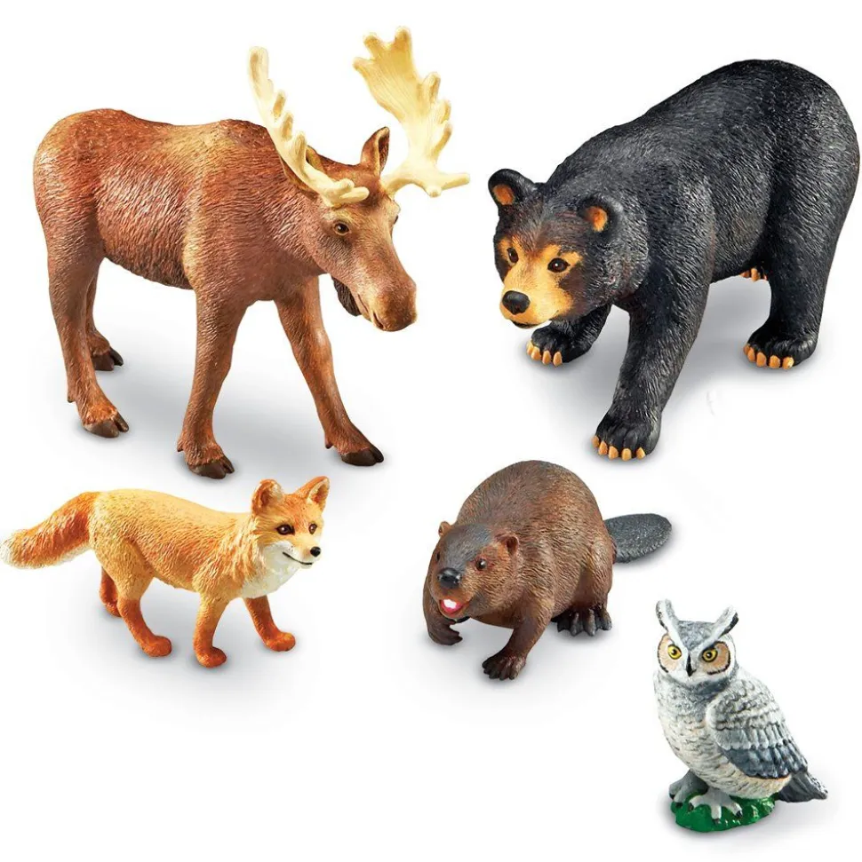 Kaempe Skovdyr, 5 Stk