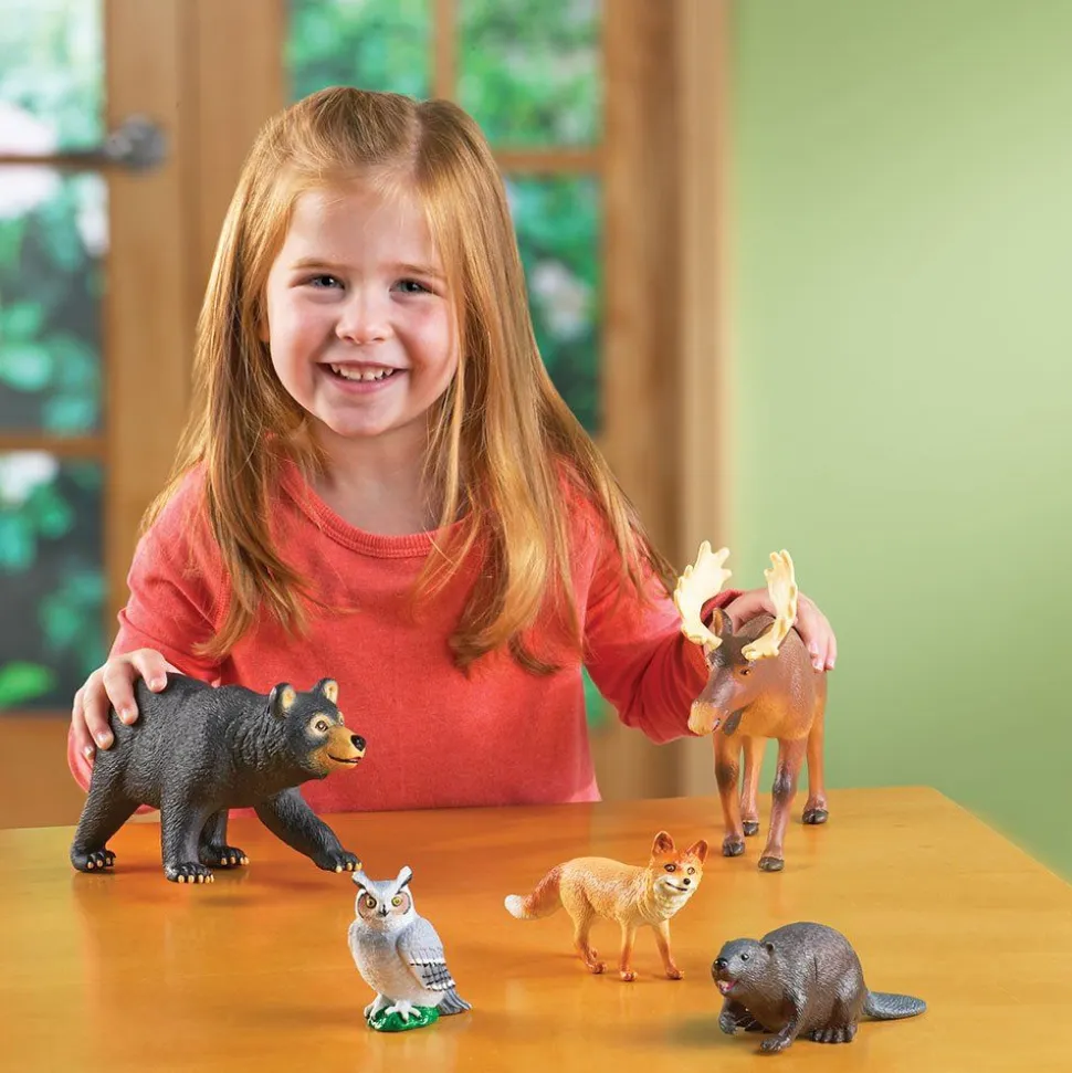 Kaempe Skovdyr, 5 Stk