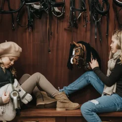 Kaephest Tilbehør - Trense M. Krydsnaeseband, Sort