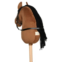 Kaephest Tilbehør - Trense, Sort M. Solv Rhinsten