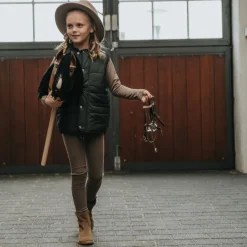 Kaephest Tilbehør - Trense, Sort M. Solv Rhinsten