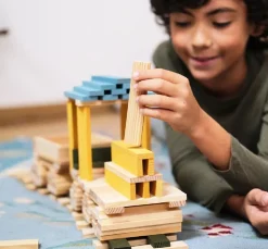 Kapla Klodser - Bla/Gul/Gron, 120 Stk