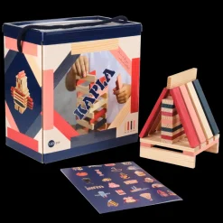 Kapla Klodser - Bla/Rod/Pink, 120 Stk