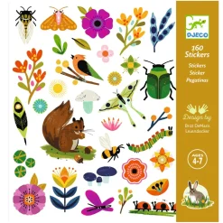 Klistermaerker - Haveliv, 160 Stk