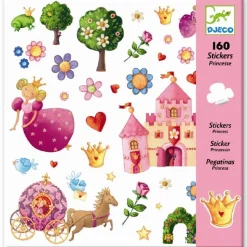 Klistermaerker - Prinsesseliv, 160 Stk.