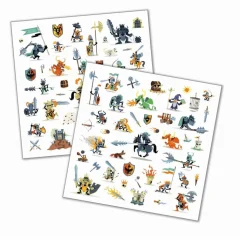 Klistermaerker - Riddere, 160 Stk