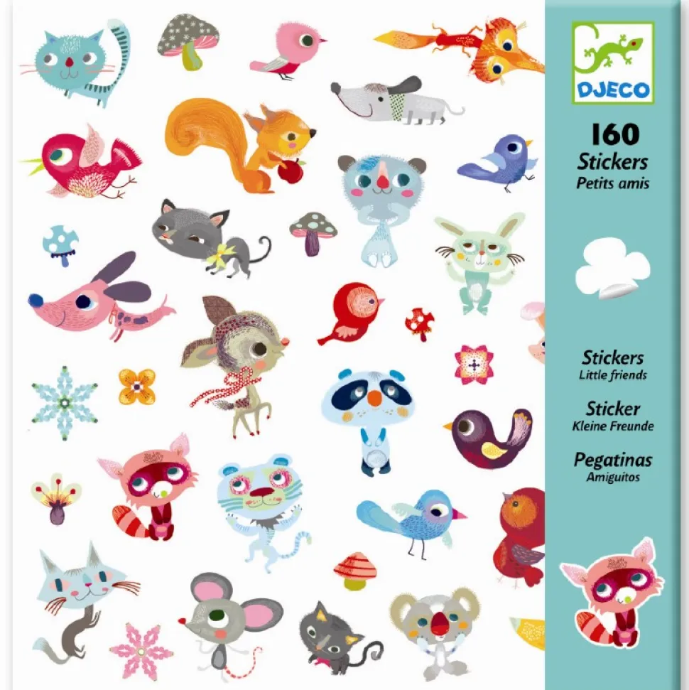 Klistermaerker - Sma Venner, 160 Stk