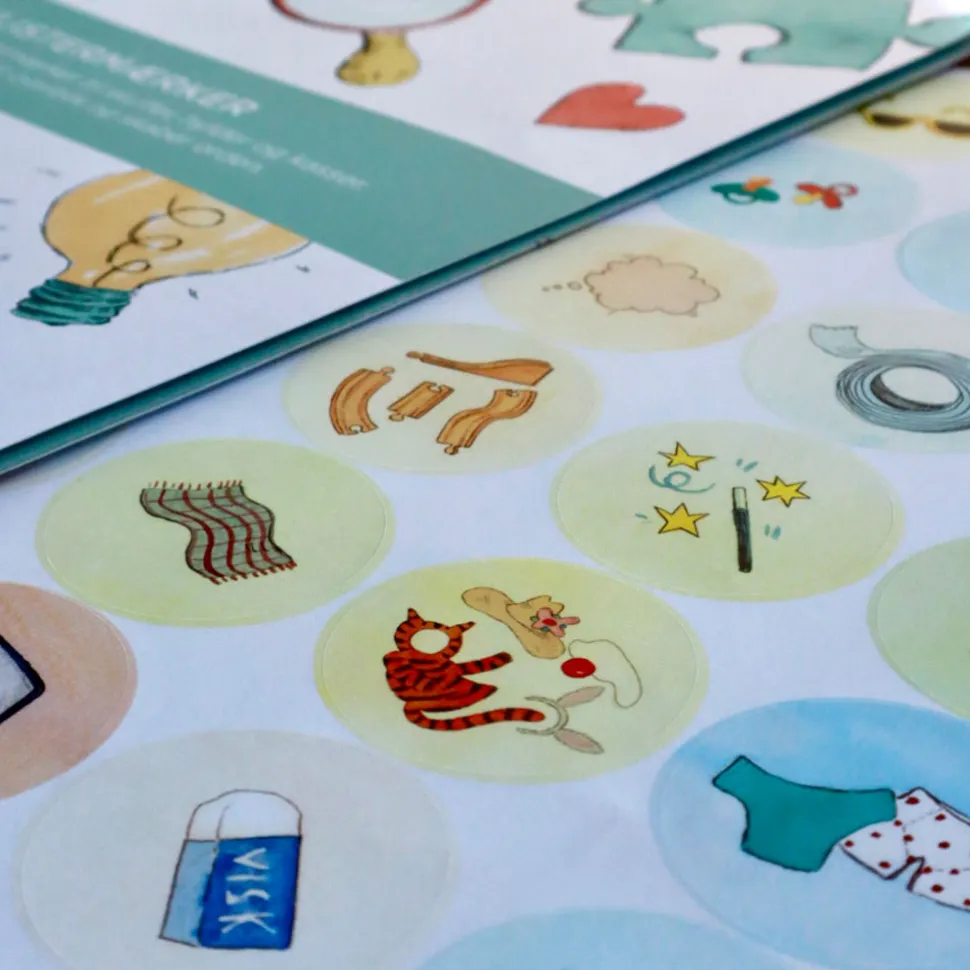 Klistermaerker Til Organisering, 96 Stk