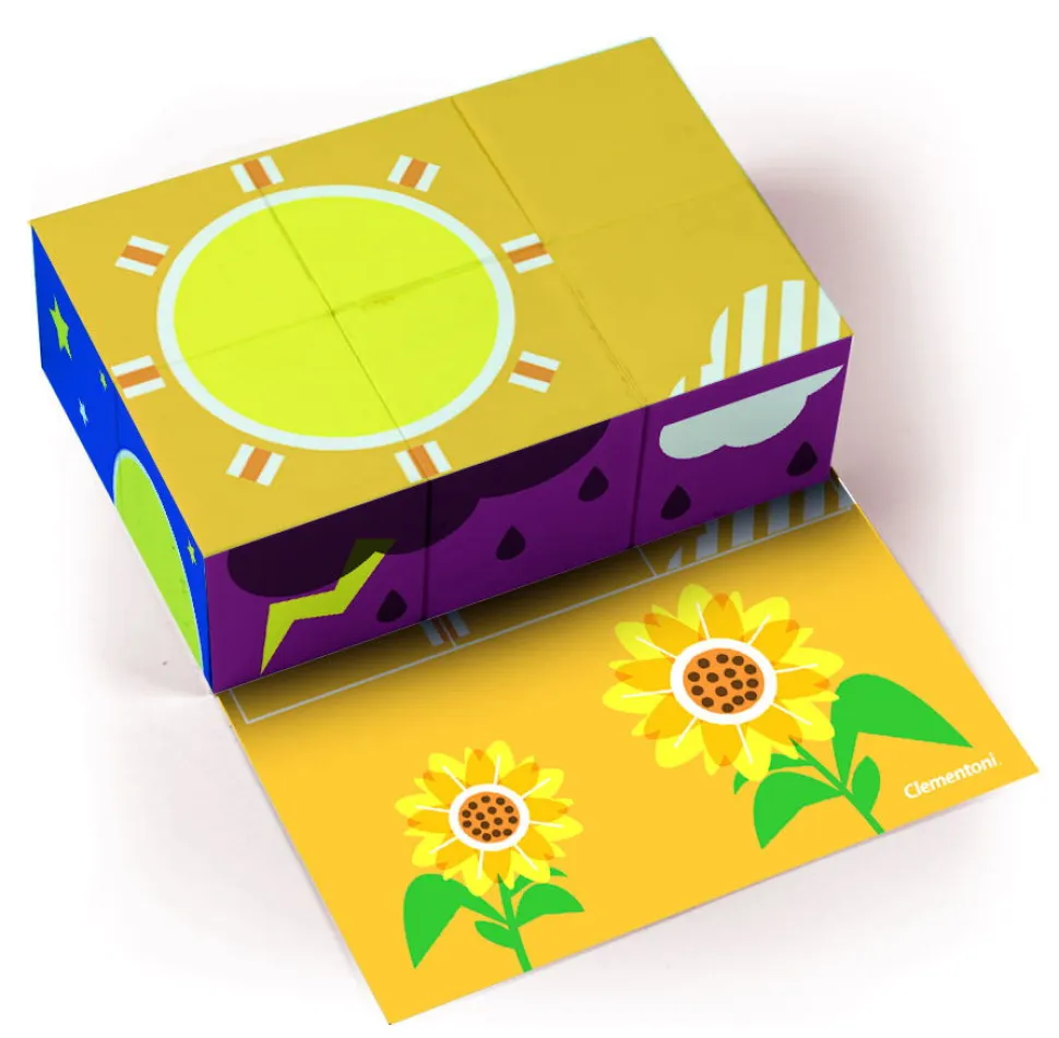 Klodspuslespil, 6 Klodser - Vejr & Vind