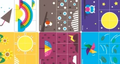 Klodspuslespil, 6 Klodser - Vejr & Vind