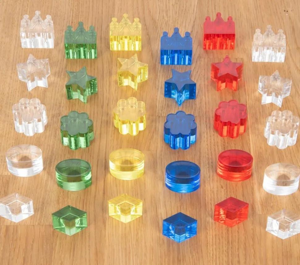 Krystalformer - Farve, 30 Dele